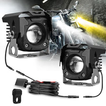 Load image into Gallery viewer, Motorcycle Spotlight Strobe 6 Modes With Control Cable Set