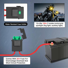 Load image into Gallery viewer, Motorcycle Spotlight Strobe 6 Modes With Control Cable Set