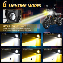 Load image into Gallery viewer, Motorcycle Spotlight Strobe 6 Modes With Control Cable Set