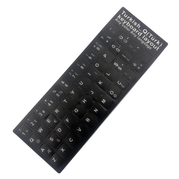 Laptop Keyboard Sticker, Ukraine, Turkish, Swedish, Polish, Farsi