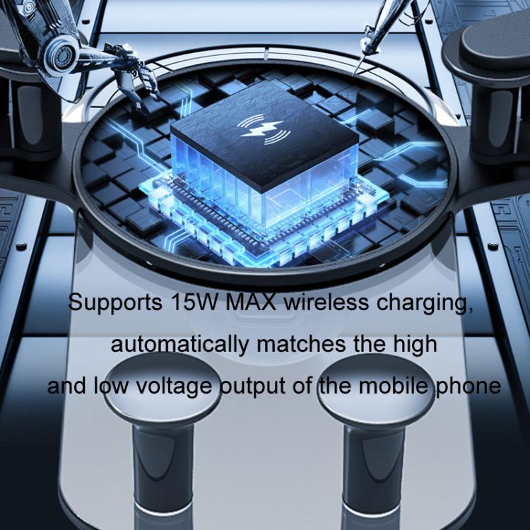 15W Mobile Phones Snap-on Car Wireless Charging Holder