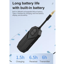Load image into Gallery viewer, 2 In 1 Aux Car Bluetooth 5.4 Audio Receiver Transmitter, M126
