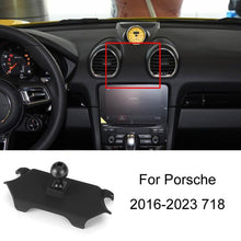 Load image into Gallery viewer, For Porsche Left Driving Car-Mounted Mobile Phone Navigation Holder Base, 10-16 Panamera, 11-15 Cayenne, 12-18 Porsche 911, 14-23 Macan + 18-23 Cayenne, 16-17 Cayenne, 16-23 718, 17-23 Panamera Co-pilot, 17-23 Panamera Instrument Panel, 19-23 Porsche 911