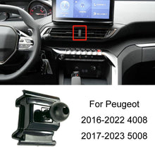 Load image into Gallery viewer, For Peugeot Left Driving Car-Mounted Special Mobile Phone Navigation Bracket Base, 19-22 508, 16-21 308, 14-20 408, 16-22 4008/17-23 5008, 10-13 408, 13-19 3008, 16-19 308, 23 408X