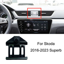 Load image into Gallery viewer, For Skoda Left Driving Car Special Mobile Phone Navigation Bracket Base, 13-15 Superb, 13-19 Octavia+Spaceback/Double Flash Outer Frame Arc Edge, 15-17 Fabia, 15-22 Octavia, 16-23 Superb, 17-21 Kodiaq/GT, 18-22 Koroc, 18-23 Kamiq                       ...