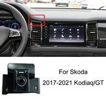 Load image into Gallery viewer, For Skoda Left Driving Car Special Mobile Phone Navigation Bracket Base, 13-15 Superb, 13-19 Octavia+Spaceback/Double Flash Outer Frame Arc Edge, 15-17 Fabia, 15-22 Octavia, 16-23 Superb, 17-21 Kodiaq/GT, 18-22 Koroc, 18-23 Kamiq                       ...