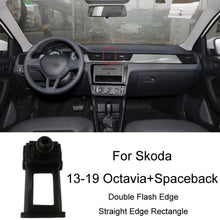 Load image into Gallery viewer, For Skoda Left Driving Car Special Mobile Phone Navigation Bracket Base, 13-15 Superb, 13-19 Octavia+Spaceback/Double Flash Outer Frame Arc Edge, 15-17 Fabia, 15-22 Octavia, 16-23 Superb, 17-21 Kodiaq/GT, 18-22 Koroc, 18-23 Kamiq                       ...
