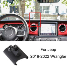 Load image into Gallery viewer, For Jeep Left Driving Car Special Mobile Phone Navigation Bracket Base, 11-18 Wrangler, 14-17 Cherokee, 14-18 Grand Cherokee, 16-21 Renegade, 17-20 Compass Not For Screen Modification, 18-22 Grand Commander, 19-22 Wrangler, 21 Grand Cherokee, 21 Compass
