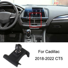 Load image into Gallery viewer, For Cadillac Left Driving Car Special Mobile Phone Navigation Bracket Base, 10-15 SRX, 13-19 ATS-L Sticky Type, 14-17 ATS, 14-22 XTS, 16-22 CT6, 16-23 XT5+XT6, 18-22 CT5, 18-23 XT4, 20-23 CT4, 22-23 LYRIQ