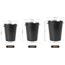 Load image into Gallery viewer, Thickened Coffee Catchers Espresso Machine Handle Catch Tool, 51mm Stainless Steel Mirror, 53mm Stainless Steel Mirror, 58mm Stainless Steel Mirror, 51mm High Temperature Teflon, 53mm High Temperature Teflon, 58mm High Temperature Teflon