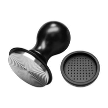 Load image into Gallery viewer, Coffee Constant Pressure Powder Press Adjustable Impact Hammer, Black Flat Bottom, Black Flat Bottom+Round Base, Black Thread, Black Thread+Round Base, Silver Blue Flat Bottom, Silver Blue Flat Bottom+Round Base, Silver Blue Thread                     ...