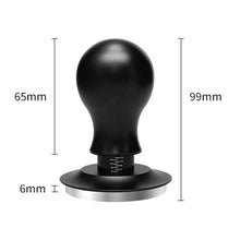 Load image into Gallery viewer, Coffee Constant Pressure Powder Press Adjustable Impact Hammer, Black Flat Bottom, Black Flat Bottom+Round Base, Black Thread, Black Thread+Round Base, Silver Blue Flat Bottom, Silver Blue Flat Bottom+Round Base, Silver Blue Thread                     ...