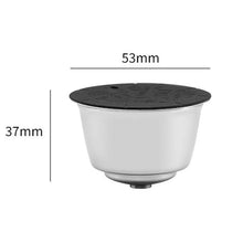 Load image into Gallery viewer, For Dolce Gusto Coffee Maker Stainless Steel Reusable Coffee Capsule Shell, Capsule+Brush And Scoop, Capsule+40mm Powder Hammer+Brush And Scoop