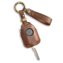 Load image into Gallery viewer, Hallmo For Peugeot Django 150 Motorcycle Natural Cowhide Key Protective Cover