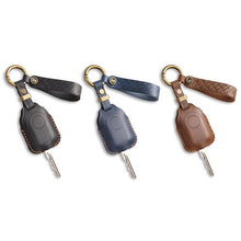 Load image into Gallery viewer, Hallmo For Peugeot Django 150 Motorcycle Natural Cowhide Key Protective Cover