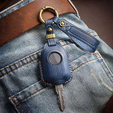 Load image into Gallery viewer, Hallmo For Peugeot Django 150 Motorcycle Natural Cowhide Key Protective Cover