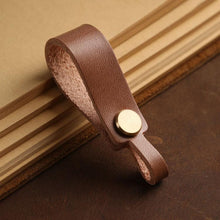 Load image into Gallery viewer, Hallmo Universal Cowhide Handmade Lanyard Keychain Car Remote Control Pendant
