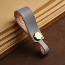 Load image into Gallery viewer, Hallmo Universal Cowhide Handmade Lanyard Keychain Car Remote Control Pendant