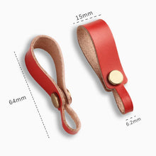 Load image into Gallery viewer, Hallmo Universal Cowhide Handmade Lanyard Keychain Car Remote Control Pendant