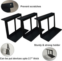Load image into Gallery viewer, Under Desk Laptop Tablet Mini PC Storage Stand Metal Invisible Tray Rack, 4.8cm, 6.8cm