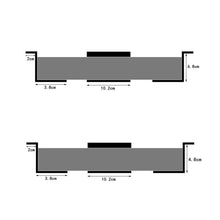 Load image into Gallery viewer, Under Desk Laptop Tablet Mini PC Storage Stand Metal Invisible Tray Rack, 4.8cm, 6.8cm