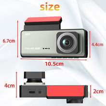 Load image into Gallery viewer, G71 HD 1080P Three-Lens 2.0-Inch Infrared Night Vision Driving Recorder, No WIFI, WIFI Connection