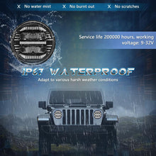 Load image into Gallery viewer, 7-inch Round Refraction LED Round Headlight For Wrangler
