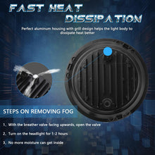 Load image into Gallery viewer, 7-inch Round Refraction LED Round Headlight For Wrangler