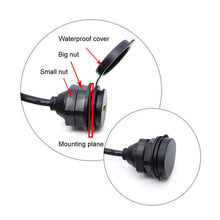 Load image into Gallery viewer, 2m USB3.0+HDMI Car Waterproof Cable Motorcycle Boat Dashboard Extension Wire, 2m USB3.0+HDMI