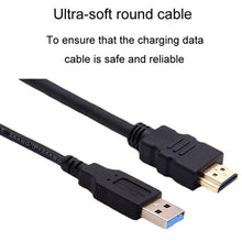 Load image into Gallery viewer, 2m USB3.0+HDMI Car Waterproof Cable Motorcycle Boat Dashboard Extension Wire, 2m USB3.0+HDMI