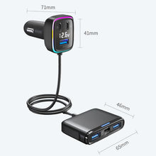 Load image into Gallery viewer, Powerful Output Colorful Ambient Lights Car Quick Charger, GE01