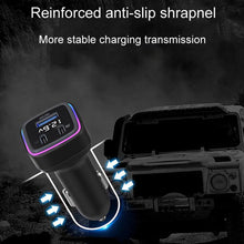 Load image into Gallery viewer, Powerful Output Colorful Ambient Lights Car Quick Charger, GE01