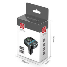 Load image into Gallery viewer, Car Voltage Digital Display Fast Charger Vehicle MP3 Bluetooth Player, GZ07