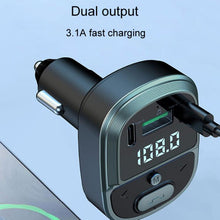 Load image into Gallery viewer, Car Voltage Digital Display Fast Charger Vehicle MP3 Bluetooth Player, GZ07