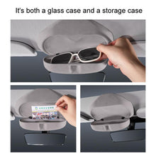 Load image into Gallery viewer, For Tesla Suede Leather Glasses Storage Box, 2024 Model 3 Beige, 2024 Model 3 Black, Model Y Beige, Model Y Black, Model 3 Beige, Model 3 Black