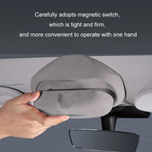 Load image into Gallery viewer, For Tesla Suede Leather Glasses Storage Box, 2024 Model 3 Beige, 2024 Model 3 Black, Model Y Beige, Model Y Black, Model 3 Beige, Model 3 Black