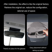 Load image into Gallery viewer, For Tesla Suede Leather Glasses Storage Box, 2024 Model 3 Beige, 2024 Model 3 Black, Model Y Beige, Model Y Black, Model 3 Beige, Model 3 Black