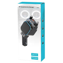 Load image into Gallery viewer, Dual Retractable Cable Car Charger Automobile Bluetooth MP3 Player, BC97