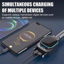 Load image into Gallery viewer, Dual Retractable Cable Car Charger Automobile Bluetooth MP3 Player, BC97