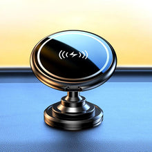 Load image into Gallery viewer, 15W Car Magnetic Wireless Charging Phone Holder Alloy Base, Adhesive Black, Adhesive Silver, Air Outlet Black, Air Outlet Silver
