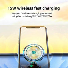 Load image into Gallery viewer, 15W Car Magnetic Wireless Charging Phone Holder Alloy Base, Adhesive Black, Adhesive Silver, Air Outlet Black, Air Outlet Silver