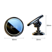 Load image into Gallery viewer, 15W Car Magnetic Wireless Charging Phone Holder Alloy Base, Adhesive Black, Adhesive Silver, Air Outlet Black, Air Outlet Silver