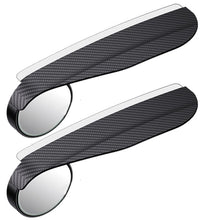 Load image into Gallery viewer, Car Mirror Reversing Shield Rain Brow 2 In 1 Carbon Fiber Reflective Auxiliary Mirror Cover, 2pcs / Set