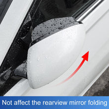 Load image into Gallery viewer, Car Mirror Reversing Shield Rain Brow 2 In 1 Carbon Fiber Reflective Auxiliary Mirror Cover, 2pcs / Set