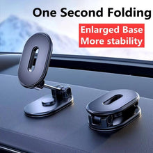 Load image into Gallery viewer, Foldable Magnetic Car Phone Holder Mount Multi-angle Adjustable Cellphone Navigation Bracket