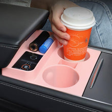 Load image into Gallery viewer, For Tesla 21-23 Model 3/Y Central Control Integrated Silicone Storage Cup Holder