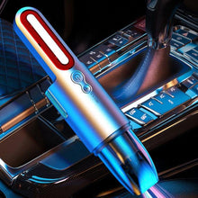 Load image into Gallery viewer, Car Mini Portable Powerful Suction LED Flashing Warning Light Outdoor Lighting Vacuum Cleaner, V8
