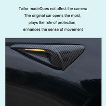Load image into Gallery viewer, For Tesla 2024 Model 3 Fenders Side Labels Camera Cover Stickers, Pearl White, Glossy Carbon Fiber Texture, Matt Carbon Fiber Texture, Piano Paint Bright Black, Frosted Matt Black, Bright Red