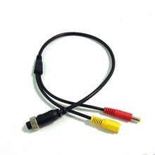 Load image into Gallery viewer, Car Camera Adapter Connector Wire 50cm, 4 Pin Aviation Female To RCA Female DC Male, 4 Pin Aviation Female To RCA Female DC Female, 4 Pin Aviation Female To RCA Male DC Male, 4 Pin Aviation Male To RCA Female DC Male                                    ...