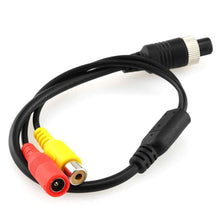 Load image into Gallery viewer, Car Camera Adapter Connector Wire 50cm, 4 Pin Aviation Female To RCA Female DC Male, 4 Pin Aviation Female To RCA Female DC Female, 4 Pin Aviation Female To RCA Male DC Male, 4 Pin Aviation Male To RCA Female DC Male                                    ...